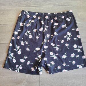 NEW Plus Floral Bike Shorts 1X